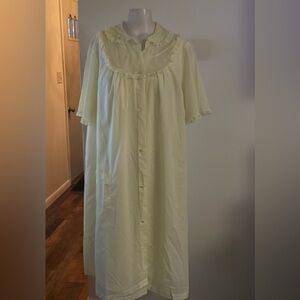 Vintage Shadowline Nightgown Robe Set L